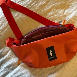 Cotopaxi Orange and Red Sling Bag